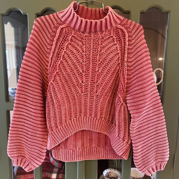 Free People 100% Cotton Knitted Sweater Size Small - Picture 2 of 6